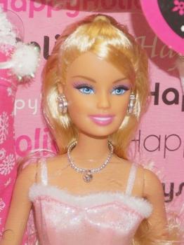 Mattel - Barbie - Happy Holidays - Pink - кукла (Target)